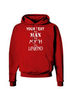 Personalized The Man The Myth The Legend Dark Hoodie Sweatshirt by TooLoud-Hoodie-TooLoud-Red-Small-Davson Sales