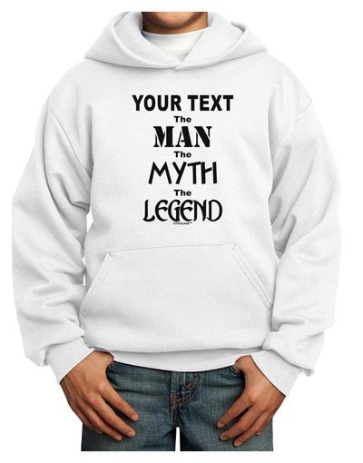 Personalized The Man The Myth The Legend Youth Hoodie Pullover Sweatshirt by TooLoud-Youth Hoodie-TooLoud-White-XS-Davson Sales