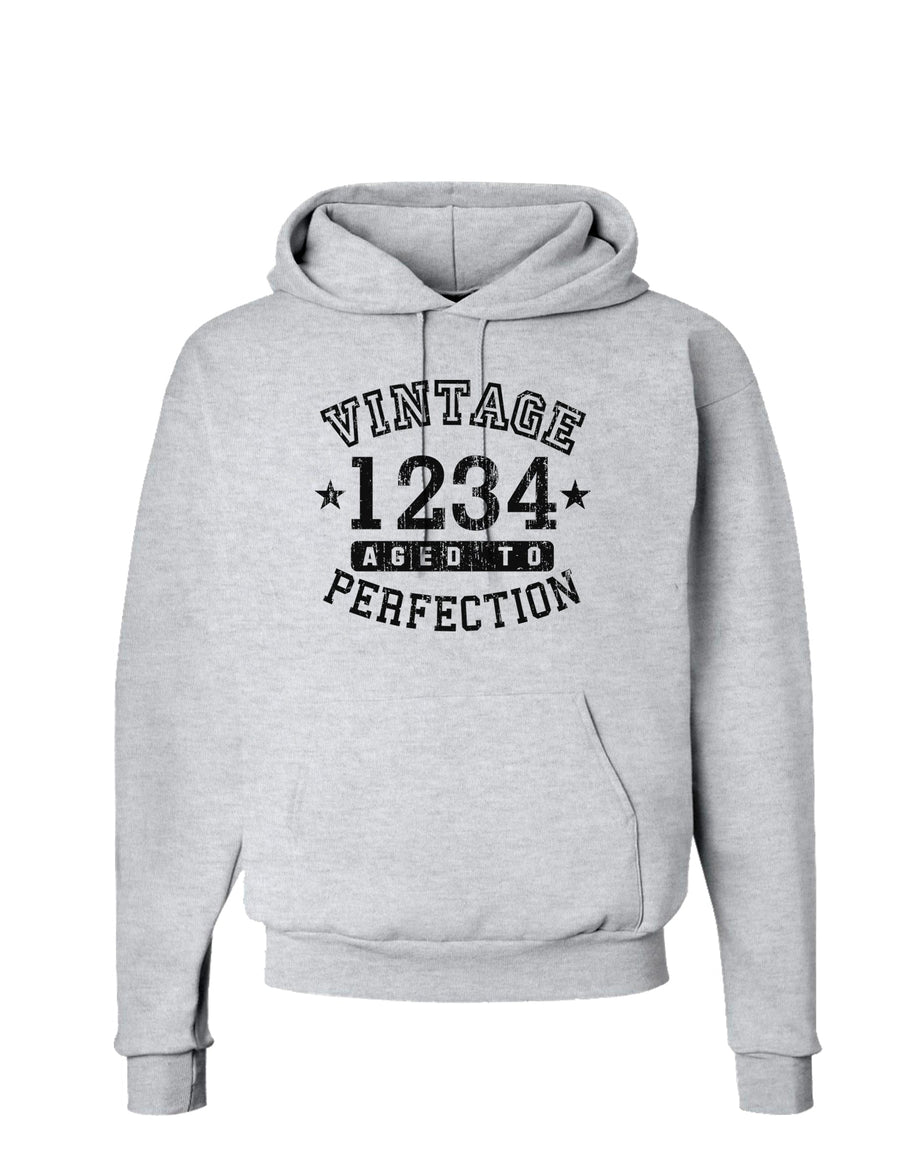 Personalized Vintage Birth Year Distressed Hoodie Sweatshirt by TooLoud-Hoodie-TooLoud-White-Small-Davson Sales