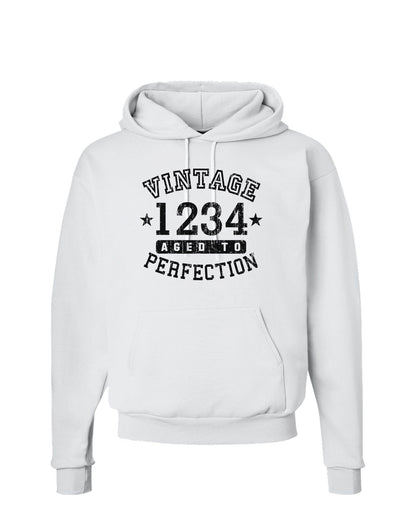 Personalized Vintage Birth Year Distressed Hoodie Sweatshirt by TooLoud-Hoodie-TooLoud-White-Small-Davson Sales