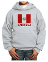 Peru Flag Youth Hoodie Pullover Sweatshirt-Youth Hoodie-TooLoud-Ash-XS-Davson Sales