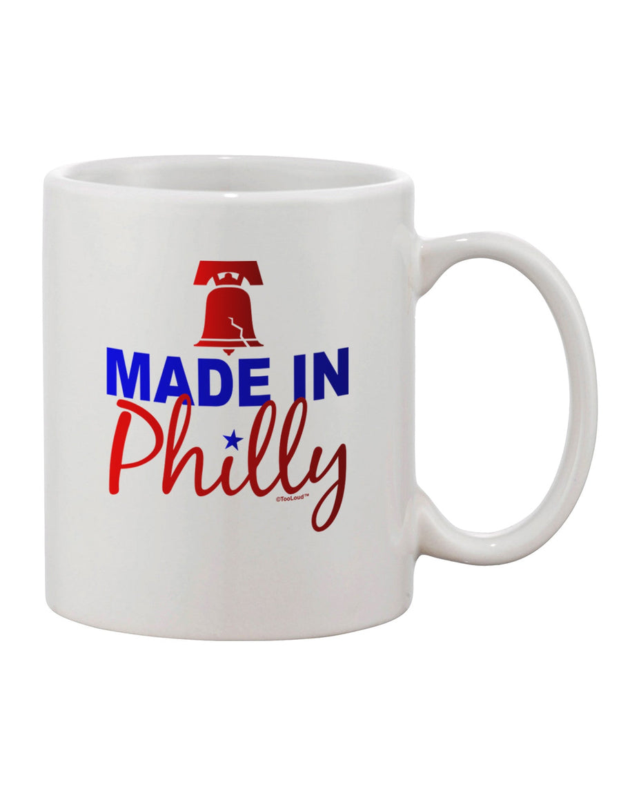 Philly-Inspired 11 oz Coffee Mug - Crafted for Discerning Drinkware Enthusiasts-11 OZ Coffee Mug-TooLoud-White-Davson Sales