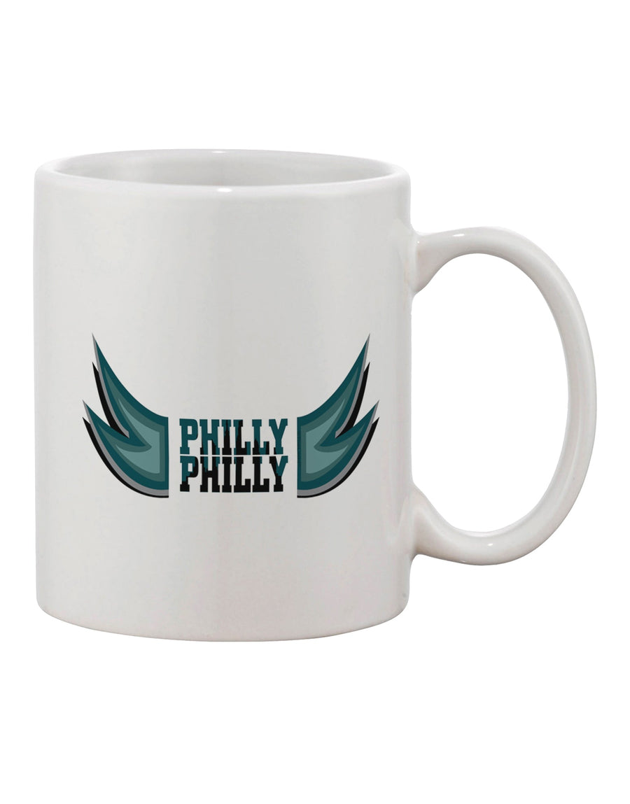 Philly Philly Hilarious Beer Drinking Printed 11 oz Coffee Mug - Crafted by a Drinkware Expert-11 OZ Coffee Mug-TooLoud-White-Davson Sales