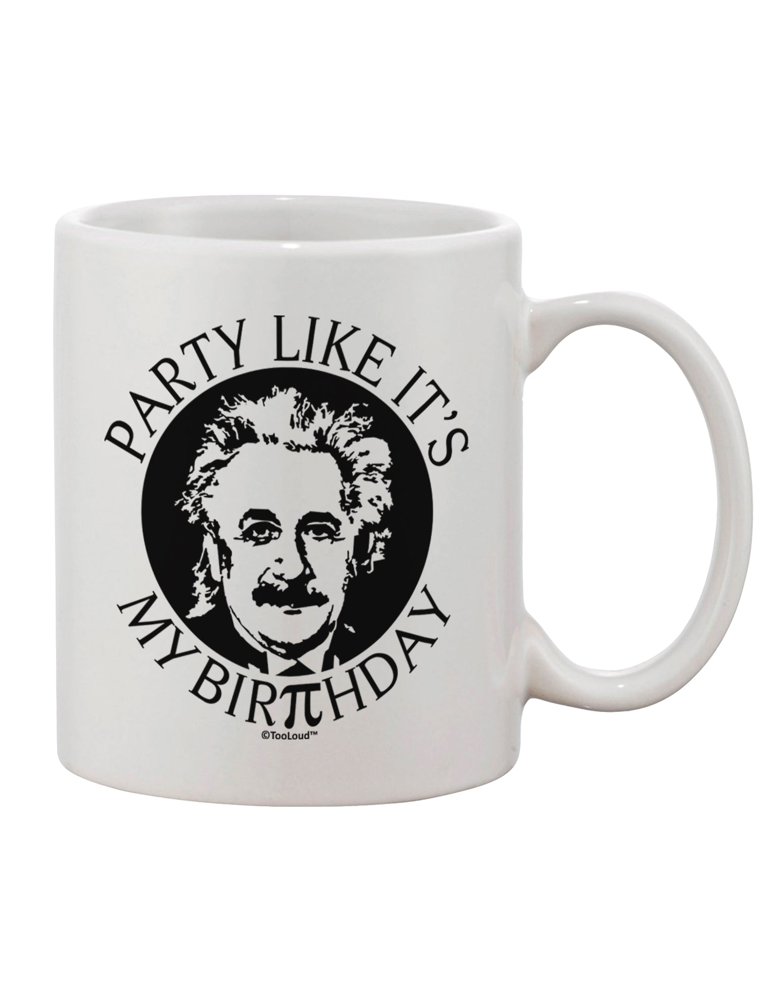 Pi Day - Birthday Design 11 oz Coffee Mug - Expertly Crafted by TooLoud-11 OZ Coffee Mug-TooLoud-White-Davson Sales