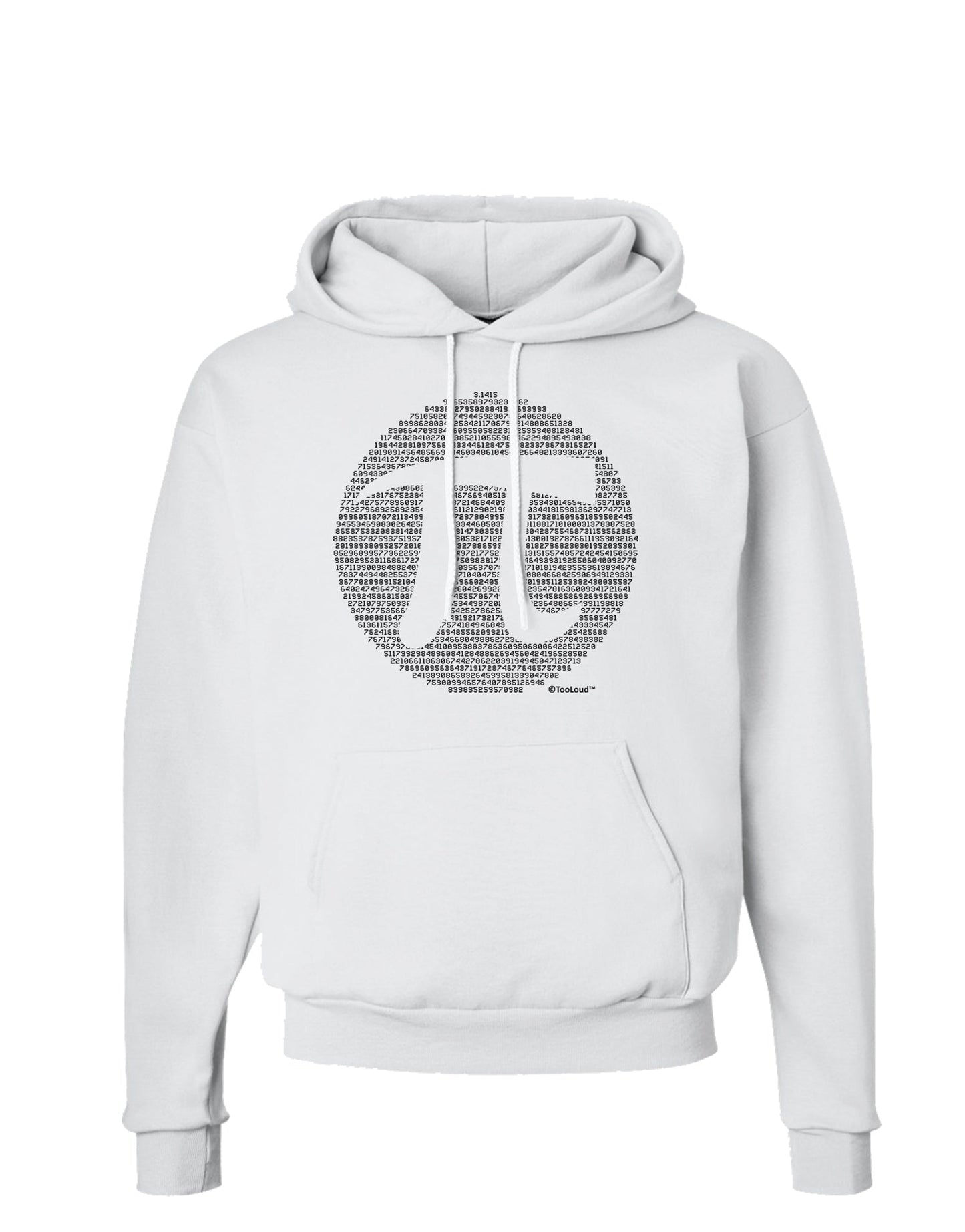 Pi Day Design - Pi Circle Cutout Hoodie Sweatshirt by TooLoud-Hoodie-TooLoud-White-Small-Davson Sales