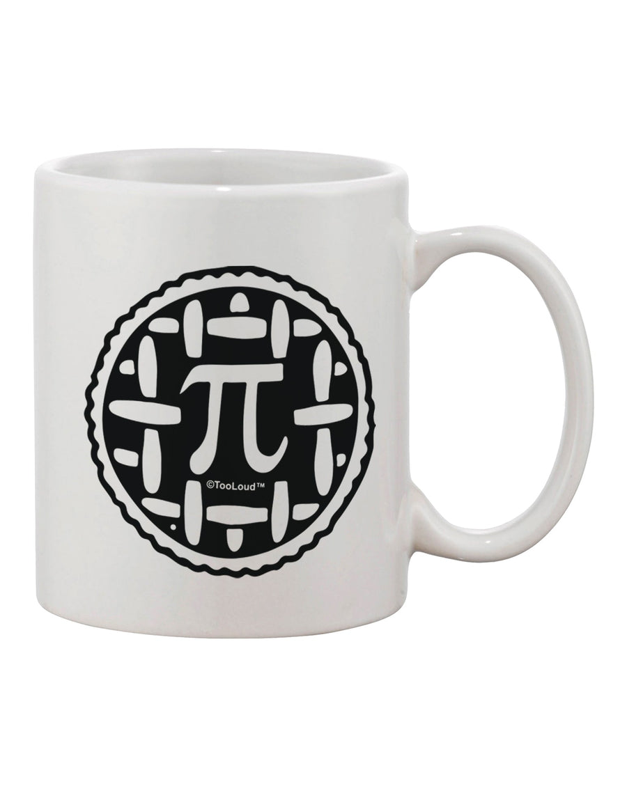 Pi Pie Printed 11 oz Coffee Mug - A Must-Have for Drinkware Enthusiasts-11 OZ Coffee Mug-TooLoud-Davson Sales