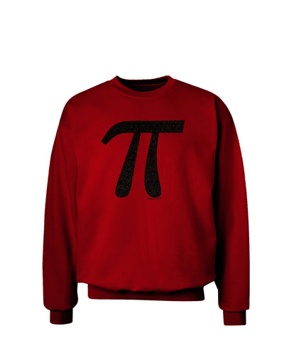 Pi Symbol Glitter - Black Adult Dark Sweatshirt by TooLoud-Sweatshirts-TooLoud-Deep-Red-Small-Davson Sales