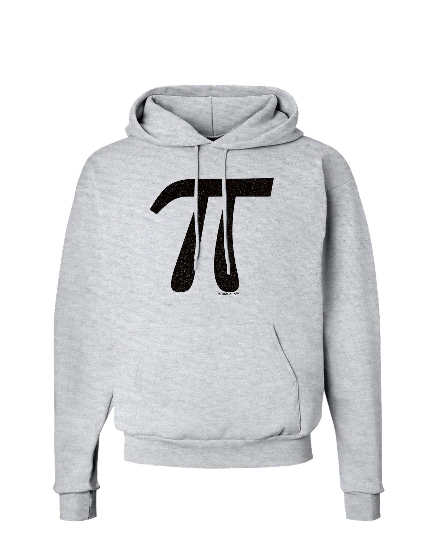 Pi Symbol Glitter - Black Hoodie Sweatshirt by TooLoud-Hoodie-TooLoud-AshGray-Small-Davson Sales