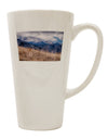 Pikes Peak CO Mountains - Exquisite 16 Ounce Conical Latte Coffee Mug by TooLoud-Conical Latte Mug-TooLoud-White-Davson Sales