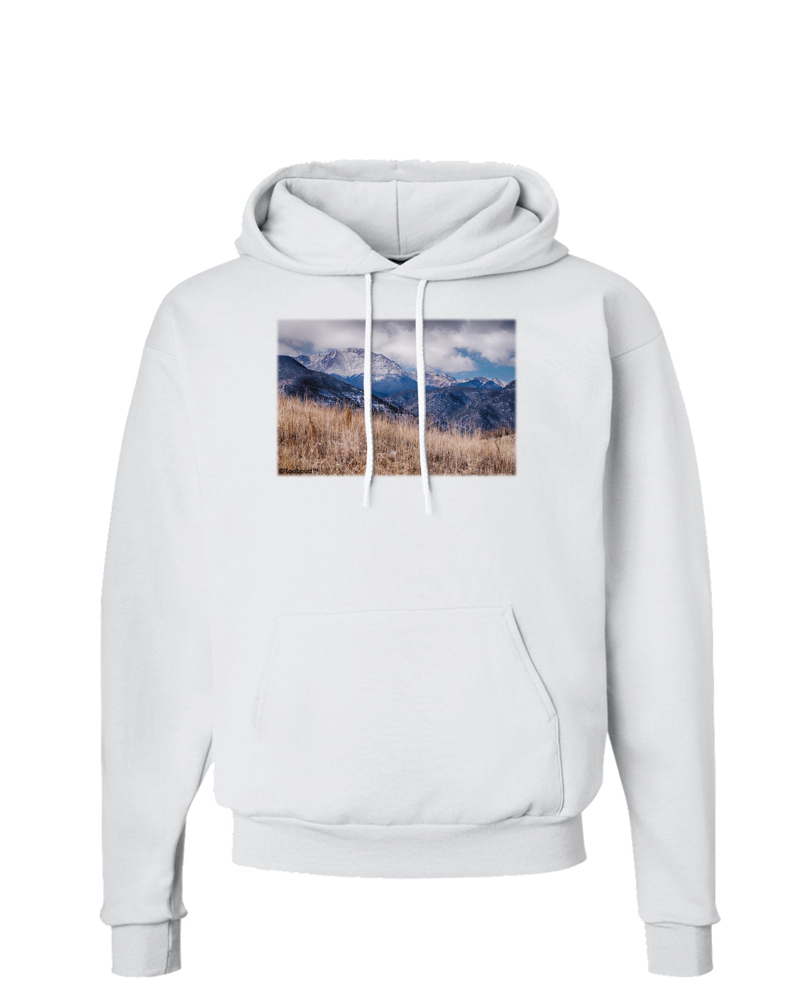 Pikes Peak CO Mountains Hoodie Sweatshirt by TooLoud-Hoodie-TooLoud-White-Small-Davson Sales