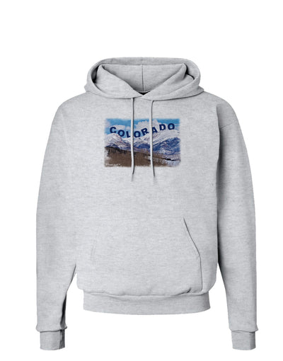 Pikes Peak Text Hoodie Sweatshirt-Hoodie-TooLoud-AshGray-Small-Davson Sales