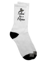 Pilgrim-Inspired Dark Adult Socks - Enhance Your Conversations with Style - TooLoud-Socks-TooLoud-Crew-Ladies-4-6-Davson Sales