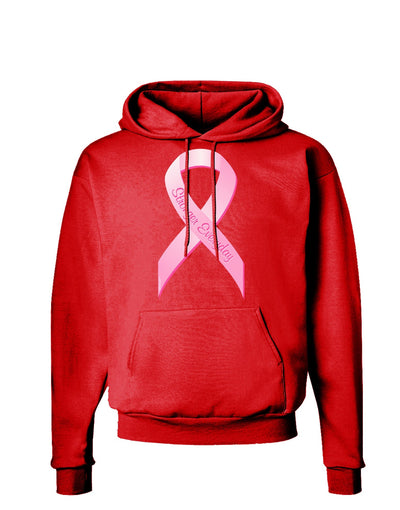 Pink Breast Cancer Awareness Ribbon - Stronger Everyday Dark Hoodie Sweatshirt-Hoodie-TooLoud-Red-Small-Davson Sales