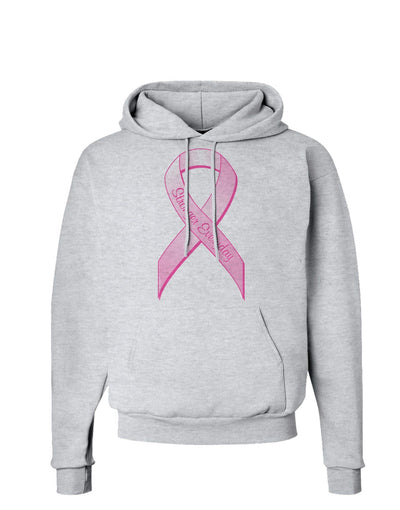 Pink Breast Cancer Awareness Ribbon - Stronger Everyday Hoodie Sweatshirt-Hoodie-TooLoud-AshGray-Small-Davson Sales