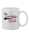 Pink Printed 11 oz Coffee Mug - A Must-Have for Drinkware Enthusiasts-11 OZ Coffee Mug-TooLoud-White-Davson Sales