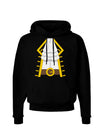 Pirate Captain Costume Gold Dark Hoodie Sweatshirt-Hoodie-TooLoud-Black-Small-Davson Sales