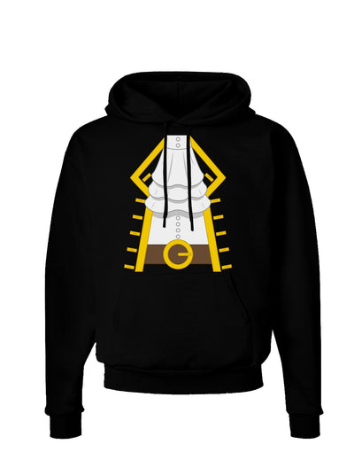 Pirate Captain Costume Gold Dark Hoodie Sweatshirt-Hoodie-TooLoud-Black-Small-Davson Sales