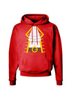 Pirate Captain Costume Gold Dark Hoodie Sweatshirt-Hoodie-TooLoud-Red-Small-Davson Sales