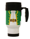Pirate Captain Costume - Green Stainless Steel 14oz Travel Mug All Over Print-Travel Mugs-TooLoud-White-Davson Sales