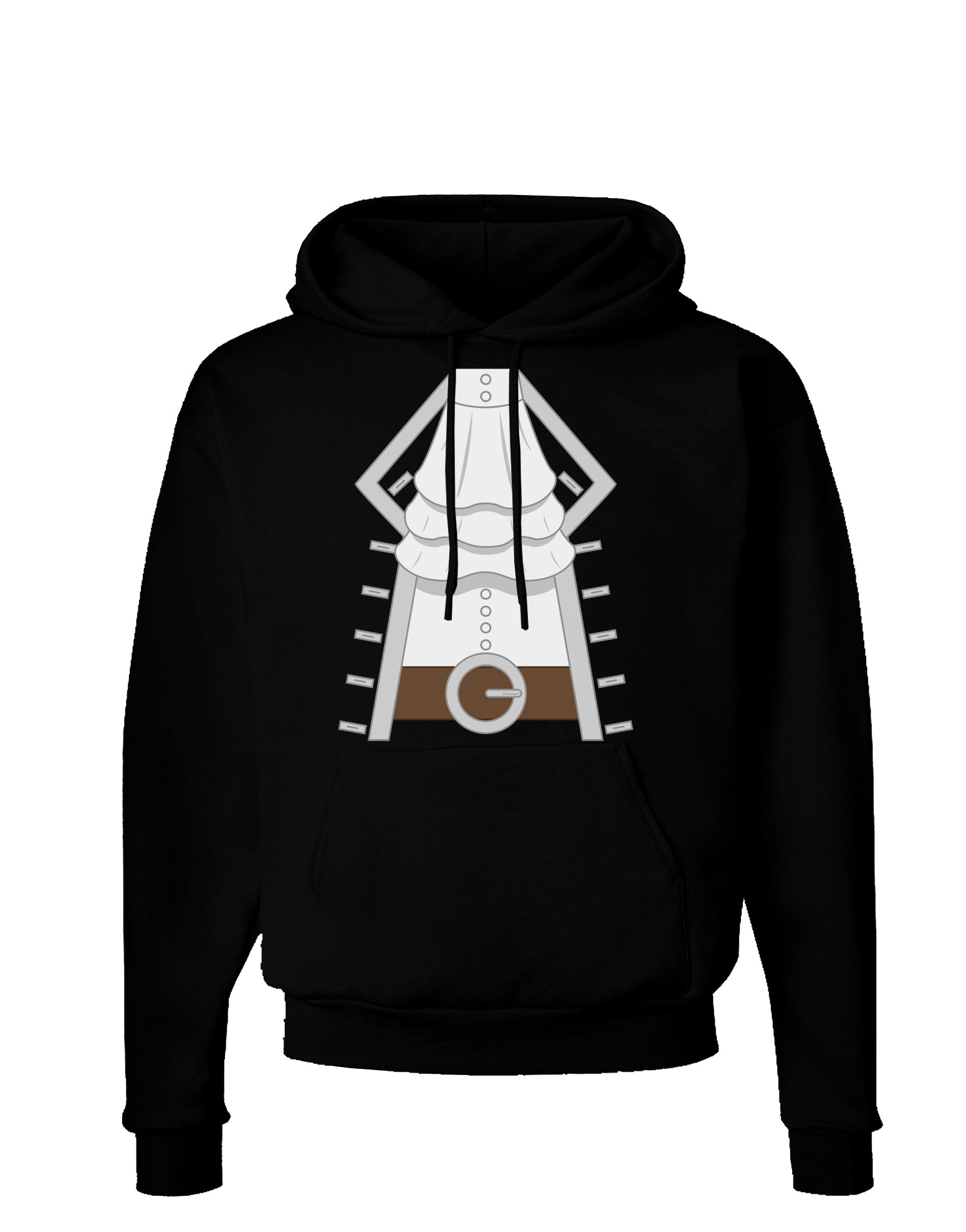 Pirate Captain Costume Silver Dark Hoodie Sweatshirt-Hoodie-TooLoud-Black-Small-Davson Sales