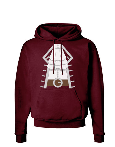 Pirate Captain Costume Silver Dark Hoodie Sweatshirt-Hoodie-TooLoud-Maroon-Small-Davson Sales