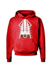 Pirate Captain Costume Silver Dark Hoodie Sweatshirt-Hoodie-TooLoud-Red-Small-Davson Sales