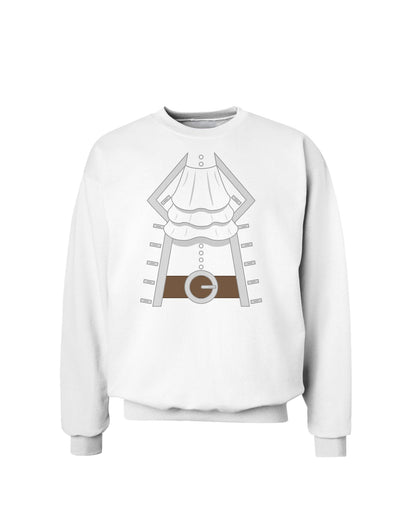 Pirate Captain Costume Silver Sweatshirt-Sweatshirts-TooLoud-White-Small-Davson Sales