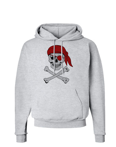 Pirate Skull Hoodie Sweatshirt-Hoodie-TooLoud-AshGray-Small-Davson Sales