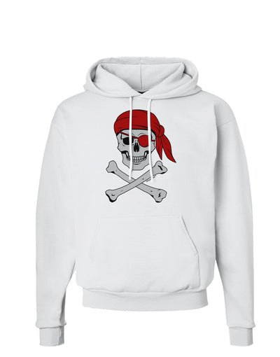 Pirate Skull Hoodie Sweatshirt-Hoodie-TooLoud-White-Small-Davson Sales