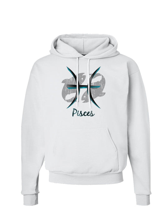 Pisces Symbol Hoodie Sweatshirt-Hoodie-TooLoud-White-Small-Davson Sales