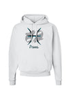 Pisces Symbol Hoodie Sweatshirt-Hoodie-TooLoud-White-Small-Davson Sales