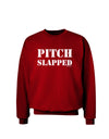 Pitch Slapped Adult Dark Sweatshirt-Sweatshirts-TooLoud-Deep-Red-Small-Davson Sales