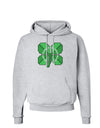 Pixel Four Leaf Clover Hoodie Sweatshirt-Hoodie-TooLoud-AshGray-Small-Davson Sales