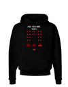 Pixel Heart Invaders Design Dark Hoodie Sweatshirt-Hoodie-TooLoud-Black-Small-Davson Sales