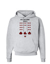 Pixel Heart Invaders Design Hoodie Sweatshirt-Hoodie-TooLoud-AshGray-Small-Davson Sales