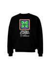 Pixel Irish Charm Item Adult Dark Sweatshirt-Sweatshirts-TooLoud-Black-Small-Davson Sales