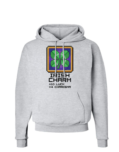 Pixel Irish Charm Item Hoodie Sweatshirt-Hoodie-TooLoud-AshGray-Small-Davson Sales