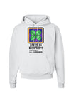 Pixel Irish Charm Item Hoodie Sweatshirt-Hoodie-TooLoud-White-Small-Davson Sales