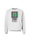 Pixel Irish Charm Item Sweatshirt-Sweatshirts-TooLoud-White-Small-Davson Sales