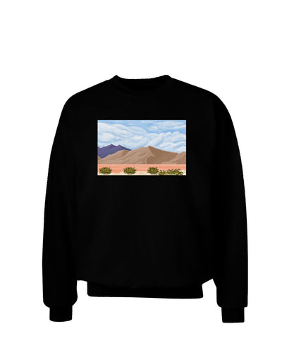 Pixel Landscape - Desert Adult Dark Sweatshirt-Sweatshirts-TooLoud-Black-Small-Davson Sales