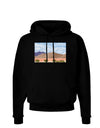 Pixel Landscape - Desert Dark Hoodie Sweatshirt-Hoodie-TooLoud-Black-Small-Davson Sales