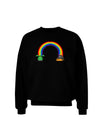 Pixel Pot of Gold Adult Dark Sweatshirt-Sweatshirts-TooLoud-Black-Small-Davson Sales