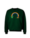 Pixel Pot of Gold Adult Dark Sweatshirt-Sweatshirts-TooLoud-Deep-Forest-Green-Small-Davson Sales