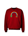 Pixel Pot of Gold Adult Dark Sweatshirt-Sweatshirts-TooLoud-Deep-Red-Small-Davson Sales