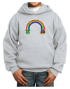 Pixel Pot of Gold Youth Hoodie Pullover Sweatshirt-Youth Hoodie-TooLoud-Ash-XS-Davson Sales