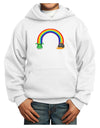 Pixel Pot of Gold Youth Hoodie Pullover Sweatshirt-Youth Hoodie-TooLoud-White-XS-Davson Sales