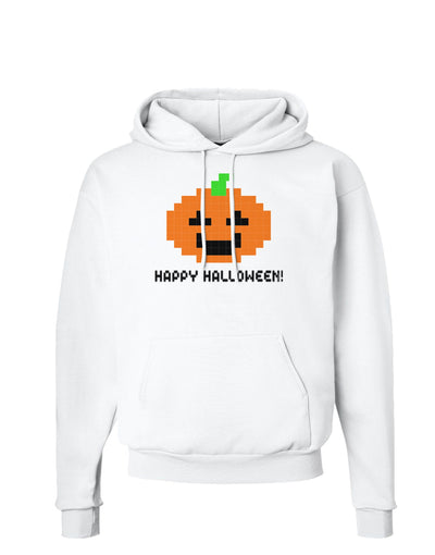 Pixel Pumpkin - Halloween Hoodie Sweatshirt-Hoodie-TooLoud-White-Small-Davson Sales