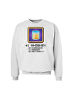 Pixel Whiskey Item Sweatshirt-Sweatshirts-TooLoud-White-Small-Davson Sales