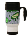 Pixel Zombie Costume Green Stainless Steel 14oz Travel Mug All Over Print-Travel Mugs-TooLoud-White-Davson Sales