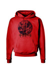 Planet Earth Text Hoodie Sweatshirt-Hoodie-TooLoud-Red-Small-Davson Sales
